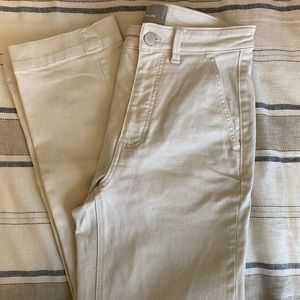 Everlane Straight Leg Crop Bone size 6 Tall
